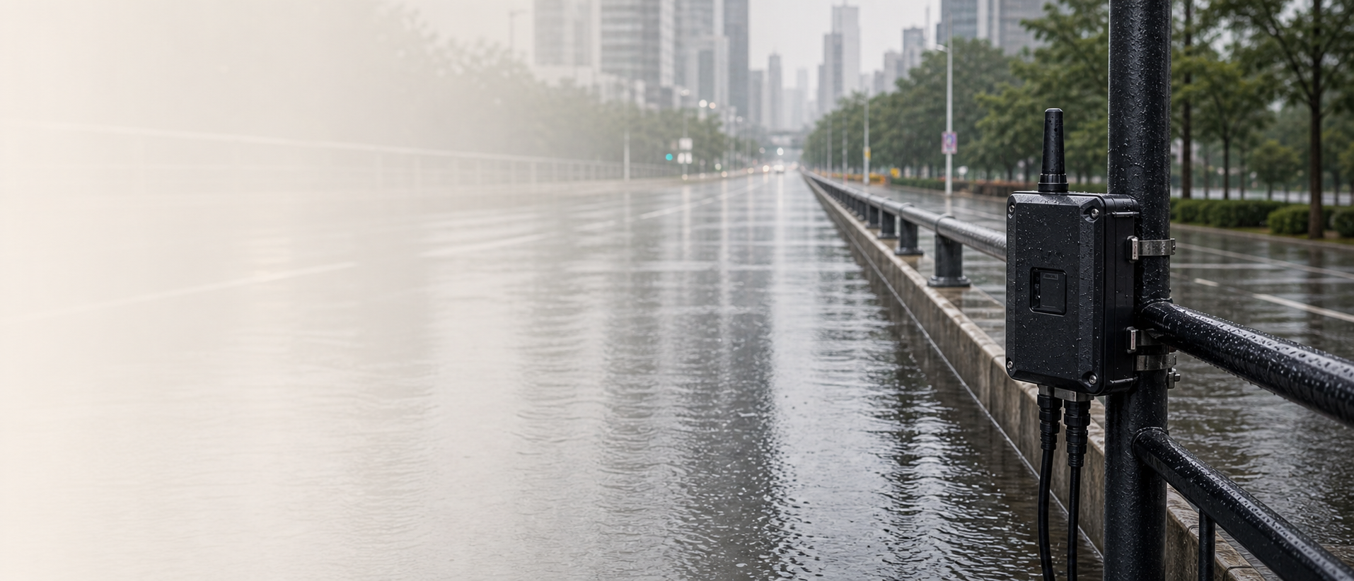 M10 Pro 激光雷达积水监测仪现场部署场景